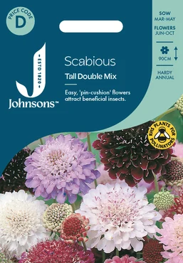 Scabious Tall Double Mix