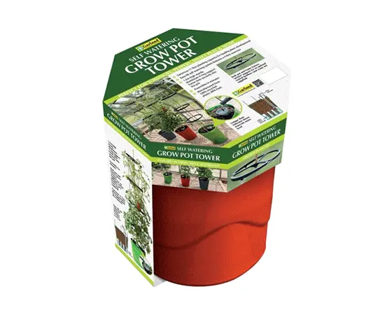 Self Watering Grow Pot Tower (Red) - image 1