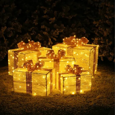 Set of 5 Winter Wonderland Presents - image 2