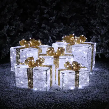 Set of 5 Winter Wonderland Presents - image 3
