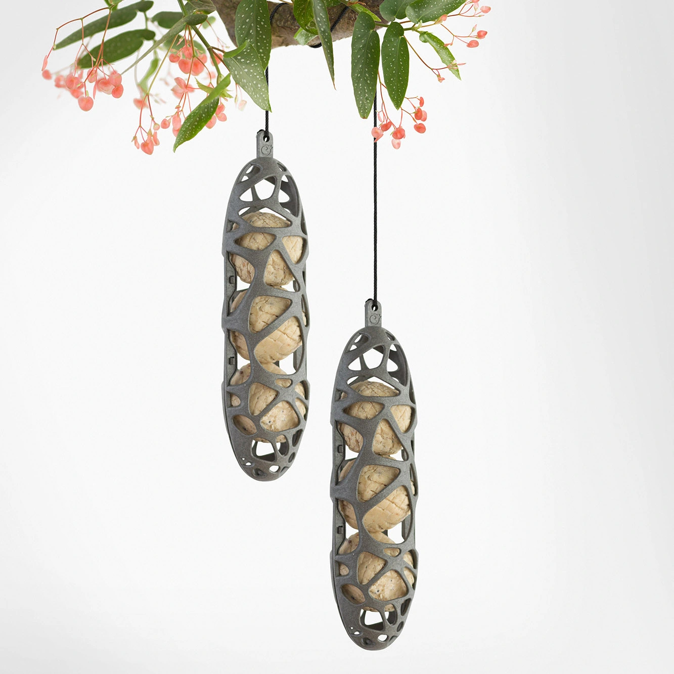 Singing Friend Sam Bird Feeder Recycled Grey Twin Pack Hanleys of Cork