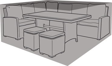 Small Casual Dining Set Cover Black - image 3