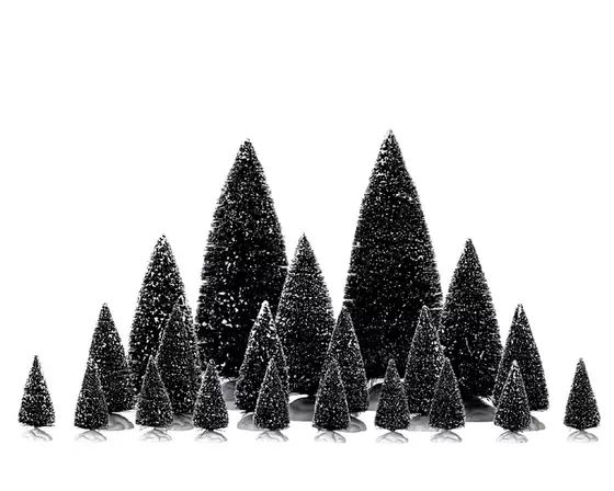 Snow Pine Trees (Pack of 21)