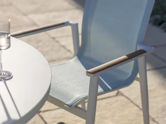 Sofia 4 Seater Round Dining Set -Blue - image 5