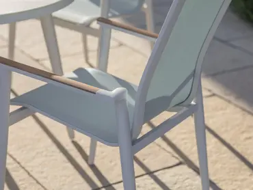 Sofia 4 Seater Round Dining Set -Blue - image 6