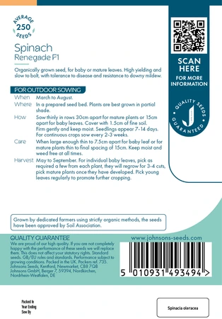 Spinach Renegade F1 Org - image 2