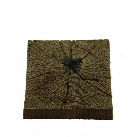 Square Timber Stepping Stone