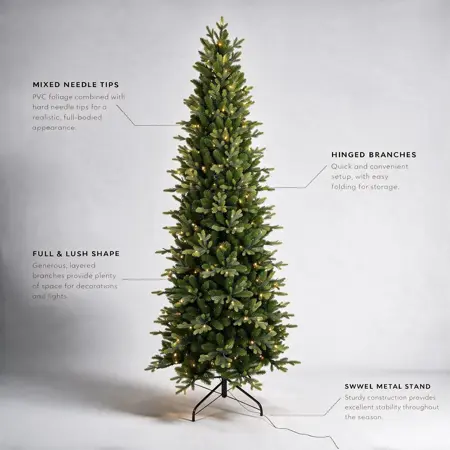 St.Moritz Pre-Lit Tree 7.5ft/225cm - image 3