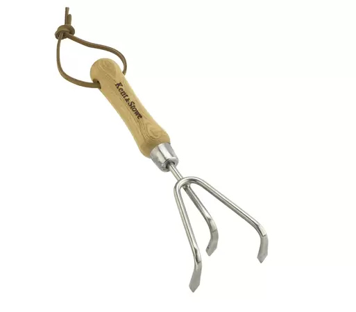 Stainless Steel Hand 3 Prong Cultivator
