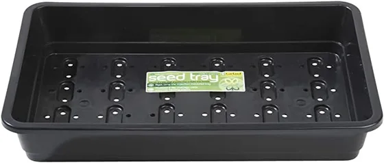 STANDARD SEED TRAY BLACK WITH HOLES