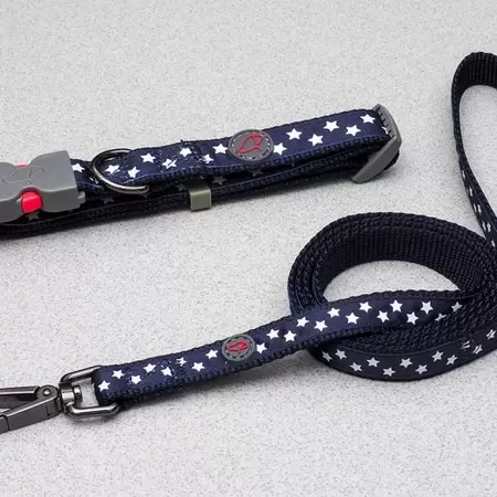 Starry Navy Walkabout Dog Collar - XS (20cm-30cm)