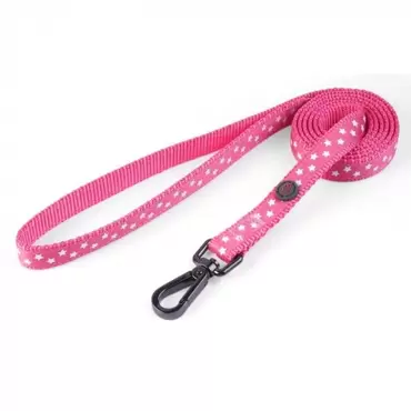 Starry Pink Walkabout Dog Lead - Standard
