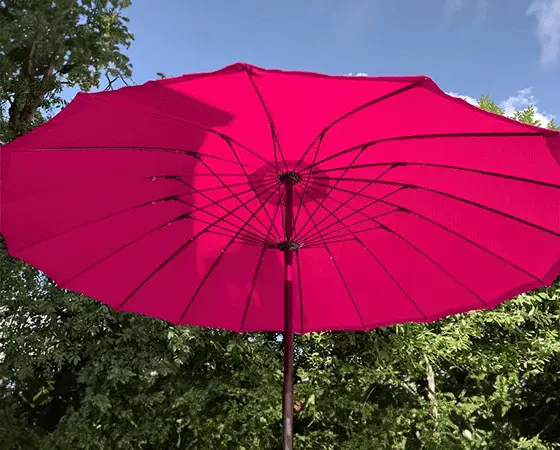 Stürdi Shanghai 2.7m Round Aluminium Parasol (Pink) - image 1