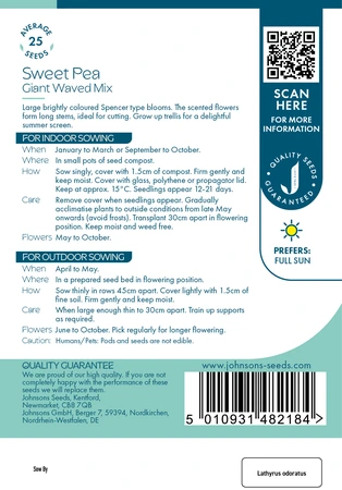 Sweet Pea Giant Waved Mix - image 2