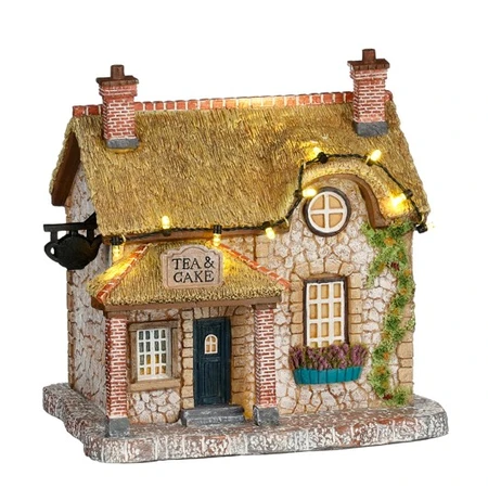 Tea House Battery Operated H 17cm