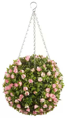 Topiary Pink Rose Ball 30cm