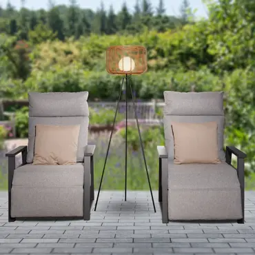 Toscana Sesame Rattan Floor Lamp 1.5m - image 2