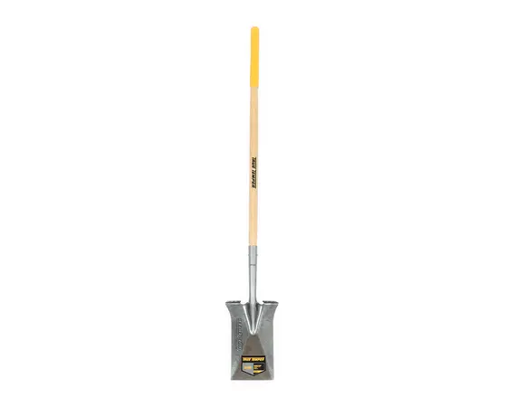 TRUE TEMPERDIGGING SPADE LONG WOOD HANDLE