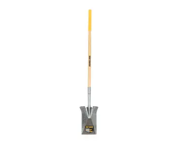 TRUE TEMPERDIGGING SPADE LONG WOOD HANDLE