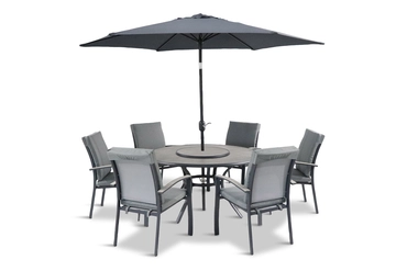 Aluminium dining set
