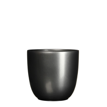 Tusca  Anthracite Houseplant Pot H18.5XD19.5CM