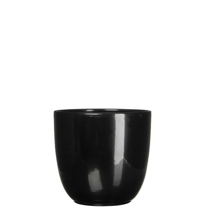 Tusca Black Houseplant Pot H28.5XD31CM