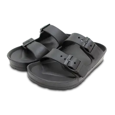 Twin Strap Sandal Black Size 7