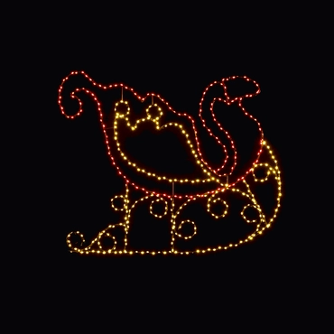 Twinkling Flexibright Sleigh with 2 Reindeer - image 2