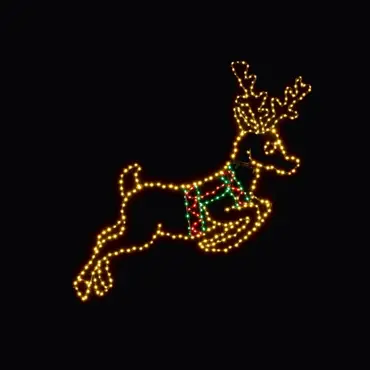 Twinkling Flexibright Sleigh with 2 Reindeer - image 3