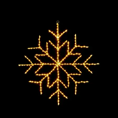 Twinkling Flexibright Snowflake Warmwhite LEDs 76cm X 76cm - image 2