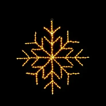 Twinkling Flexibright Snowflake Warmwhite LEDs 76cm X 76cm - image 2