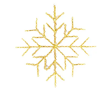 Twinkling Flexibright Snowflake Warmwhite LEDs 76cm X 76cm
