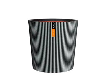 Vase Conical Groove NL Anthracite 45x41