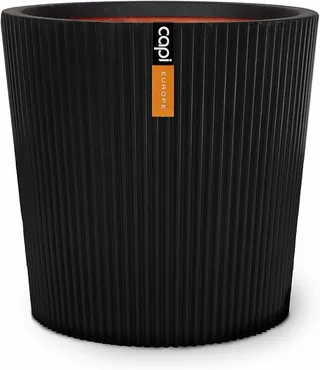 Vase Conical Groove NL Black 45x41 - image 1