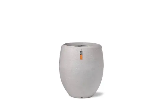 Vase Elegant Deluxe Arc Granite Light Grey 63x75cm - image 1