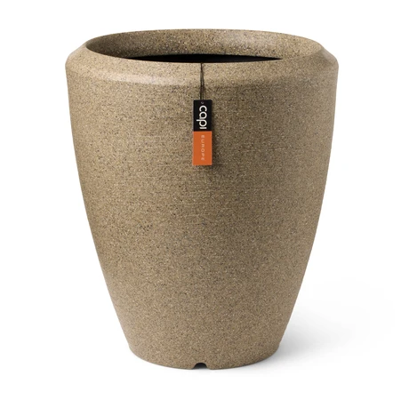 Vase Elegant Low Arc Granite Warm Taupe 66X76CM