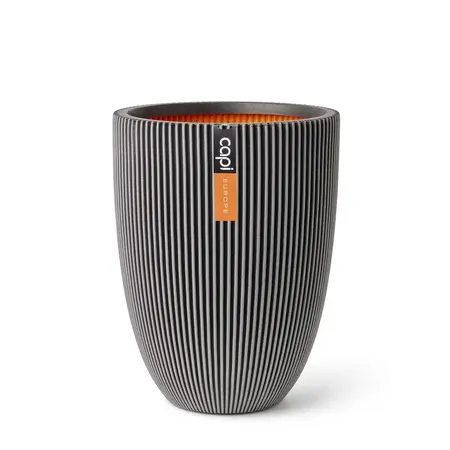 Vase Elegant Low Groove NL Anthracite 46x58 - image 1