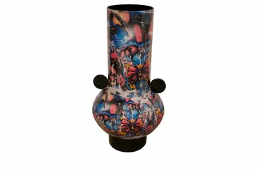 Vase Street Art Paint D57 H118