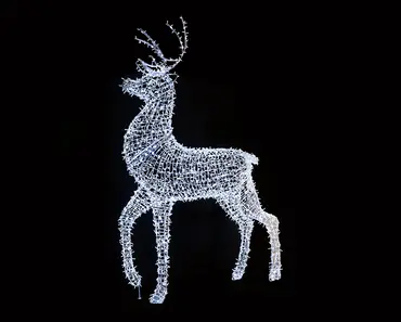 White Standing Reindeer (361cm)