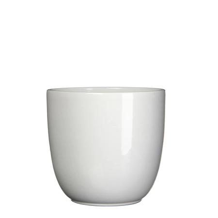 White Tusca Houseplant Pot