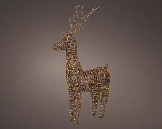 Wicker Reindeer Micro Led 104cm - image 2
