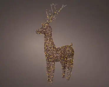 Wicker Reindeer Micro Led 104cm - image 2