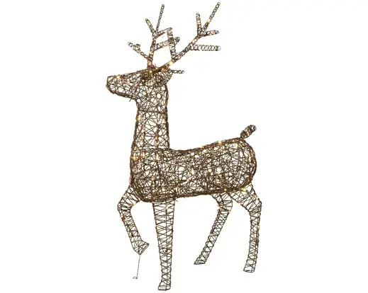 Wicker Reindeer Micro Led 147cm - image 2