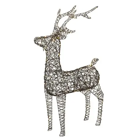 Wicker Reindeer Micro Led 169cm - image 1