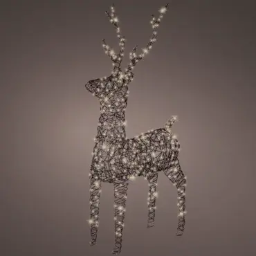 Wicker Reindeer Micro Led 169cm - image 2