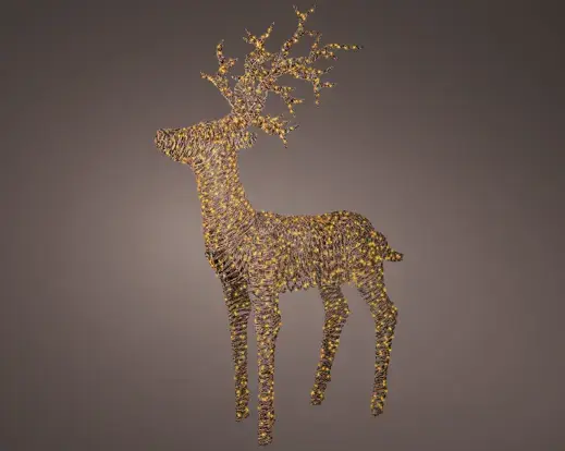 Wicker Reindeer Micro Led 189cm - image 2