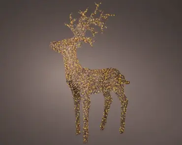 Wicker Reindeer Micro Led 189cm - image 2