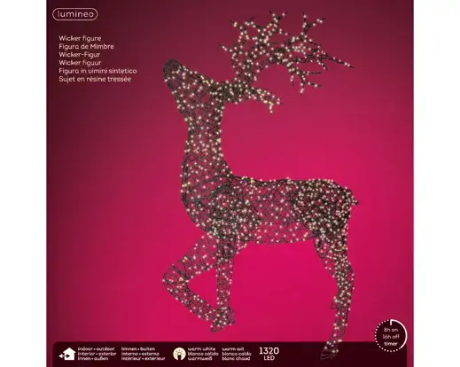 Wicker Reindeer Micro Led 200cm - image 3