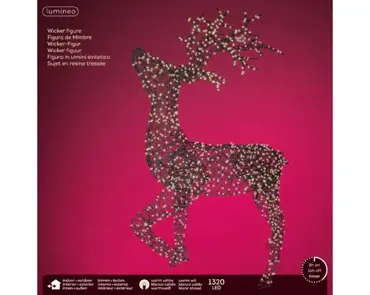 Wicker Reindeer Micro Led 200cm - image 3