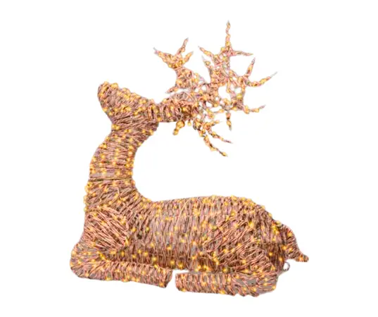 Wicker Reindeer Micro Led 88cm - image 1